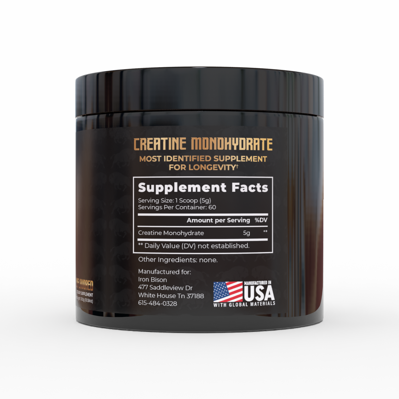 Iron Bison Creatine Monohydrate